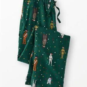 NWOT Hanna Andersson Adult Star Wars Holiday Flannel Pajama Pants
